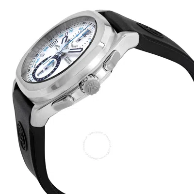 Shop Armand Nicolet Jh9 Chronograph Automatic Silver Dial Men's Watch A668haa-az-gg4710n In Black / Silver