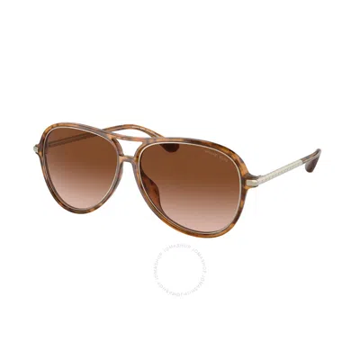 Shop Michael Kors Breckenridge Brown Gradient Phantos Ladies Sunglasses Mk2176u 39153b 58