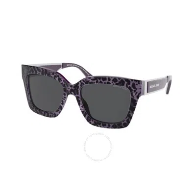 Shop Michael Kors Berkshires Grey Butterfly Ladies Sunglasses Mk2102 365587 54