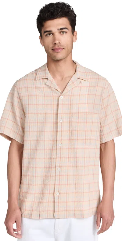 Shop Portuguese Flannel Plaid Crepe Shirt Plaid Crepe