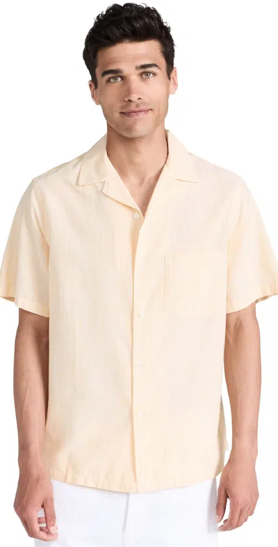Shop Portuguese Flannel Summer Blend Shirt Yellow
