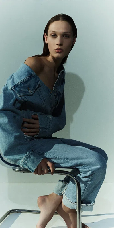 Agolde "used Effect Fran Jeans"