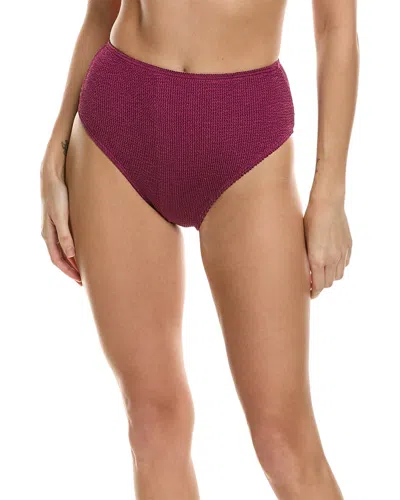 Shop Bond-eye Swim Palmer Brief Bikini Bottom In Purple