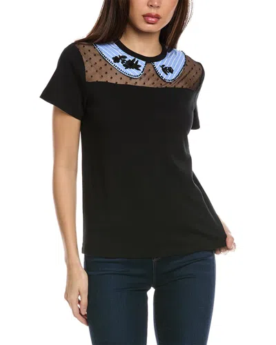 Shop Red Valentino Top In Black