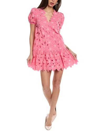 Shop Red Valentino Mini Dress In Pink