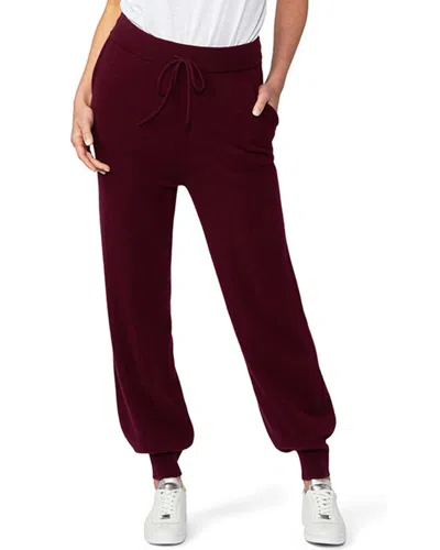 Shop Paige Firenza Cashmere Pant In Red