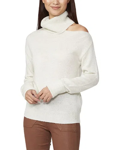 Shop Paige Raundi Wool-blend Sweater In White