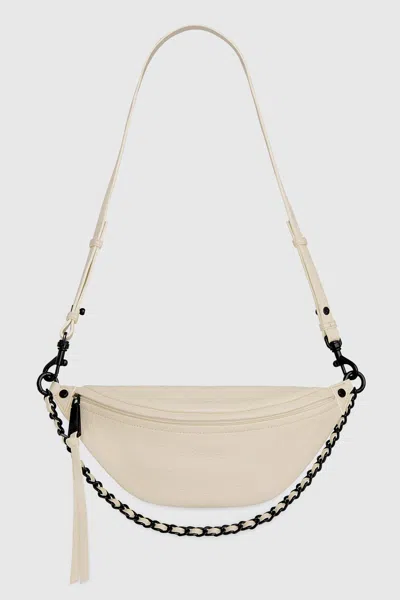 Shop Rebecca Minkoff Chelsea Sling Bag In Chantilly/black Shellac
