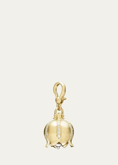 Shop Paul Morelli 18k Yellow Gold Diamond Bell Charm