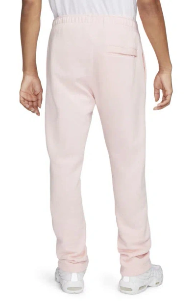 Shop Nike Sportswear Club Fleece Sweatpants In Pink Bloom/ Pink Bloom/ White