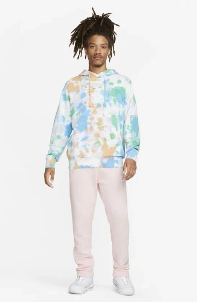 Shop Nike Sportswear Club Fleece Sweatpants In Pink Bloom/ Pink Bloom/ White