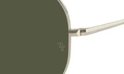 Ray Ban 58mm Aviator Sunglasses In Gold Flash