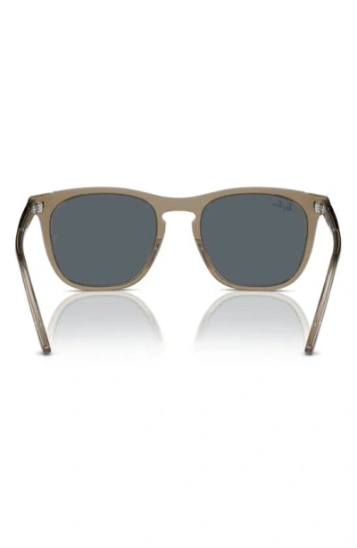 Ray Ban 53mm Polarized Square Sunglasses In Transparent
