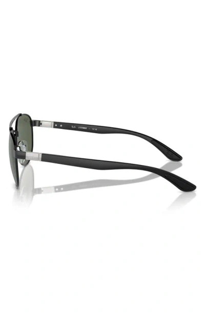 Ray Ban 56mm Polarized Irregular Sunglasses In Black
