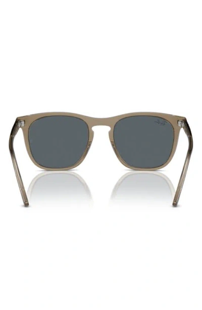 Ray Ban 53mm Square Sunglasses In Transparent Brown