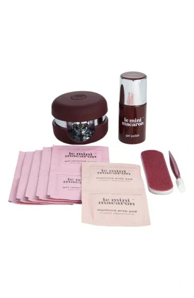 Shop Le Mini Macaron Gel Manicure Kit In Cassis