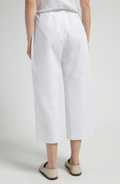 The Row Jubin Drawstring Cropped Pants In White