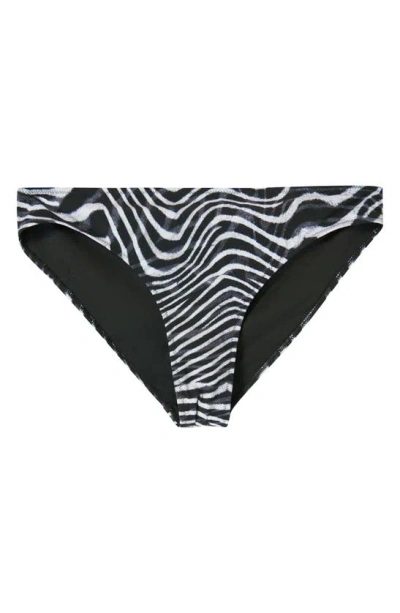 Shop Sweaty Betty Peninsula Hipster Bikini Bottom In Grey Exposure Print