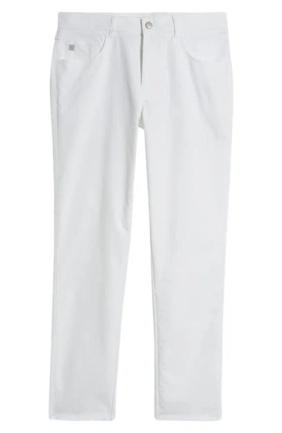 Shop Peter Millar Eb66 Performance Five Pocket Pants In White