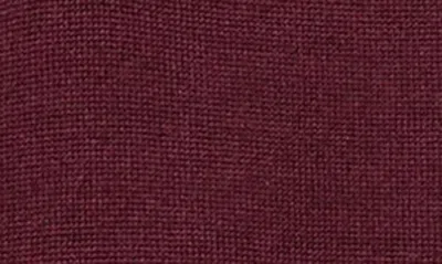 Shop Charles Tyrwhitt Merino Wool Quarter Zip Sweater In Burgundy Red