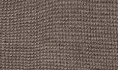 Shop Charles Tyrwhitt Merino Wool Quarter Zip Sweater In Mocha
