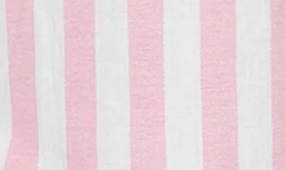 Shop Felina Mirielle Pajamas In Sea Pink Stripe