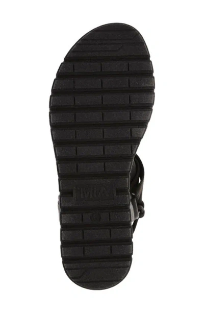 Shop Mia Mileni Platform Wedge Sandal In Black