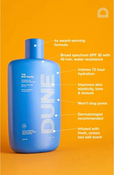 Shop Dune The Bod Guard Invisible Gel Sunscreen Spf 30, 8.4 oz