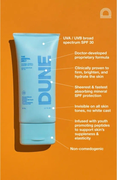 Shop Dune The Mineral Melt Invisible Mineral Face Sunscreen Spf 30, 1.7 oz