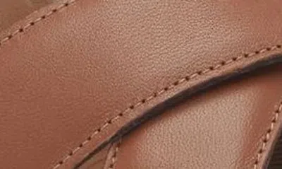 Naot Elite Platform Sandal In Caramel Leather
