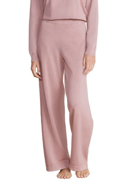 Shop Barefoot Dreams Sunbleached Sweatpants In Teaberry