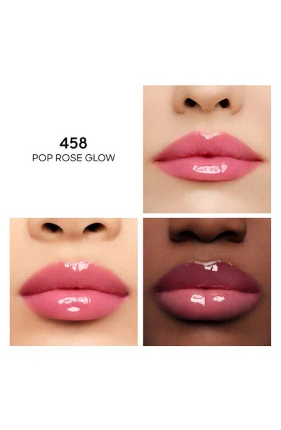 Shop Guerlain Kiss Kiss Bee Glow Lip Oil In 458 Pop Rose Pink