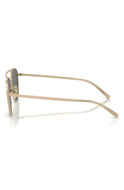 Shop Oliver Peoples Rivetti 55mm Pilot Sunglasses In Gold