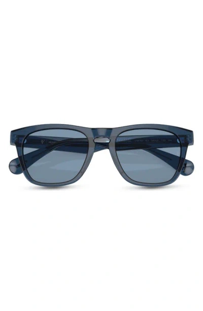 Shop Oliver Peoples X Roger Federer 54mm Pillow Sunglasses In Dark Blue
