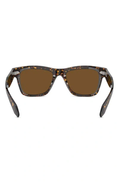 Oliver Peoples N.04 Sun 53mm Polarized Rectangular Sunglasses In Tortoise