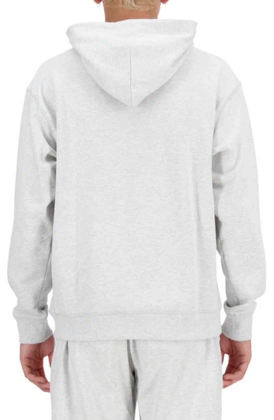 New Balance Athletics Oversize Pullover Hoodie In Ash Heather