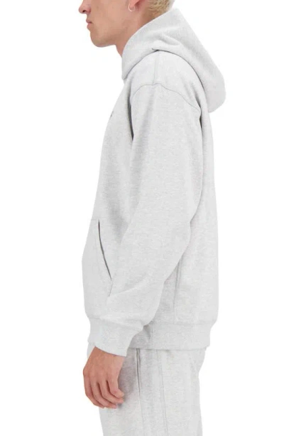 New Balance Athletics Oversize Pullover Hoodie In Ash Heather