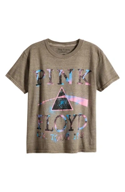 Shop Philcos Kids' Pink Floyd 1973 Cotton Graphic T-shirt In Sand Pigment