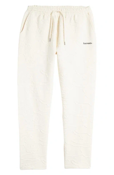 Shop Icecream Laced Knit Pants In Antique White