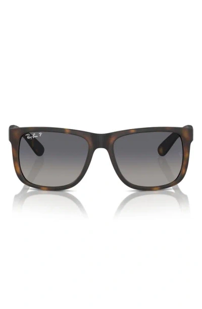 Ray Ban Justin 54mm Polarized Sunglasses In Blue Havana