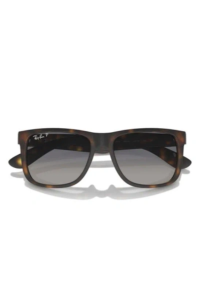 Ray Ban Justin 54mm Polarized Sunglasses In Blue Havana