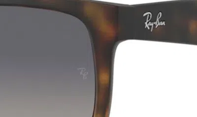 Shop Ray Ban Justin 54mm Polarized Sunglasses In Blue Havana