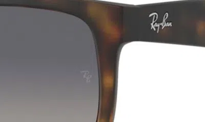 Ray Ban Justin 54mm Polarized Sunglasses In Blue Havana