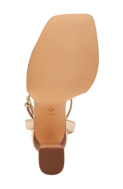 Katy Perry The Steady Ankle Strap Platform Sandal In Gold