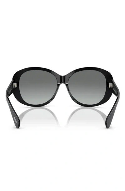 Shop Oliver Peoples Maridan 62mm Oversize Round Sunglasses In Black
