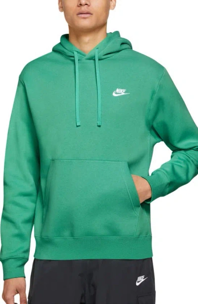 Shop Nike Sportswear Club Hoodie In Malachite/ Malachite/ White