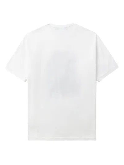 Shop Junya Watanabe Printed Cotton T-shirt In White