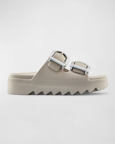 Shop Cougar Piknik Dual-buckle Platform Sandals In Dove