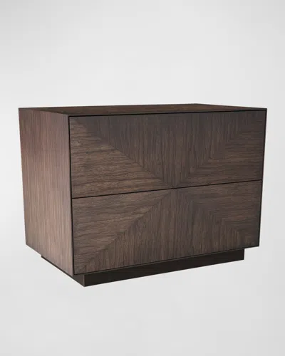 Shop Arteriors Broomfield 2-drawer Side Table In Brown