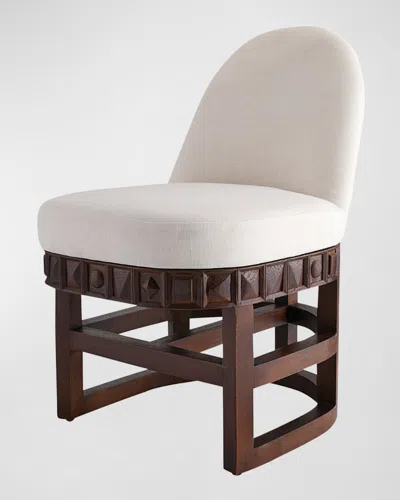 Shop Arteriors Vargueño Chair In Brown, White